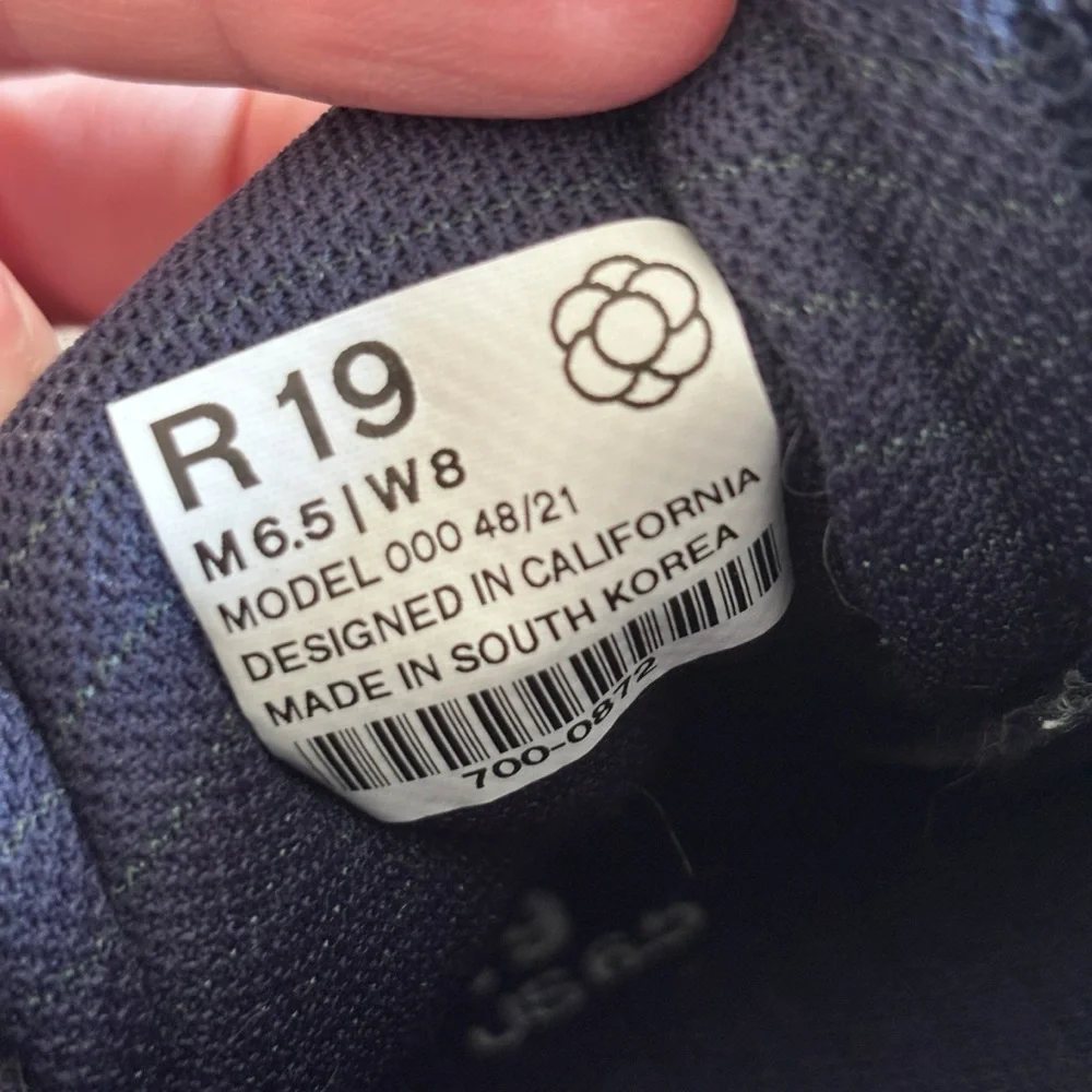 ATOMS Women's Navy Blue Synthetic Sneakers Size 8